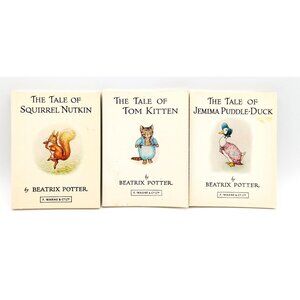 Beatrix Potter F. Warne Co. Mini Childrens Books Set of 3 Softcover